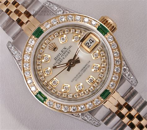 rolex womens watch diamond paved|rolex lady datejust dial.